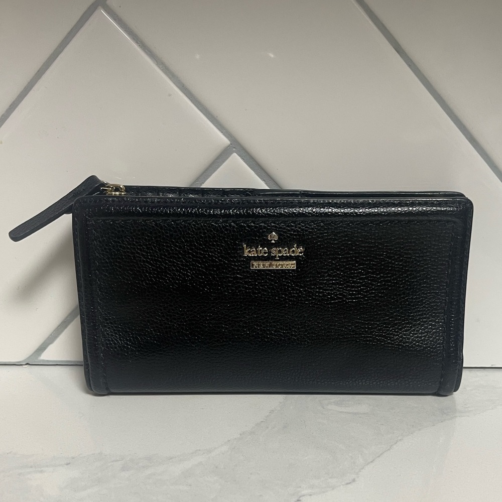 Kate Spade Black Leather Wallet